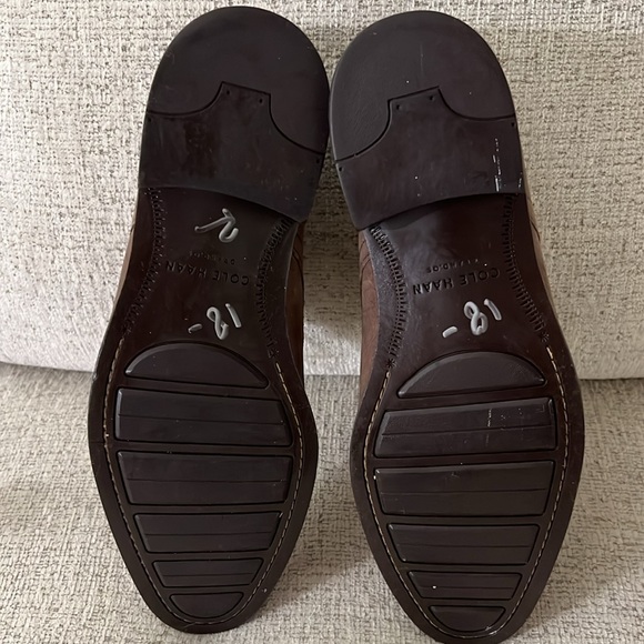 Cole‎ Haan Grand OG Men Sz 9.5 Leather Moccasins Loafers - Picture 9 of 10